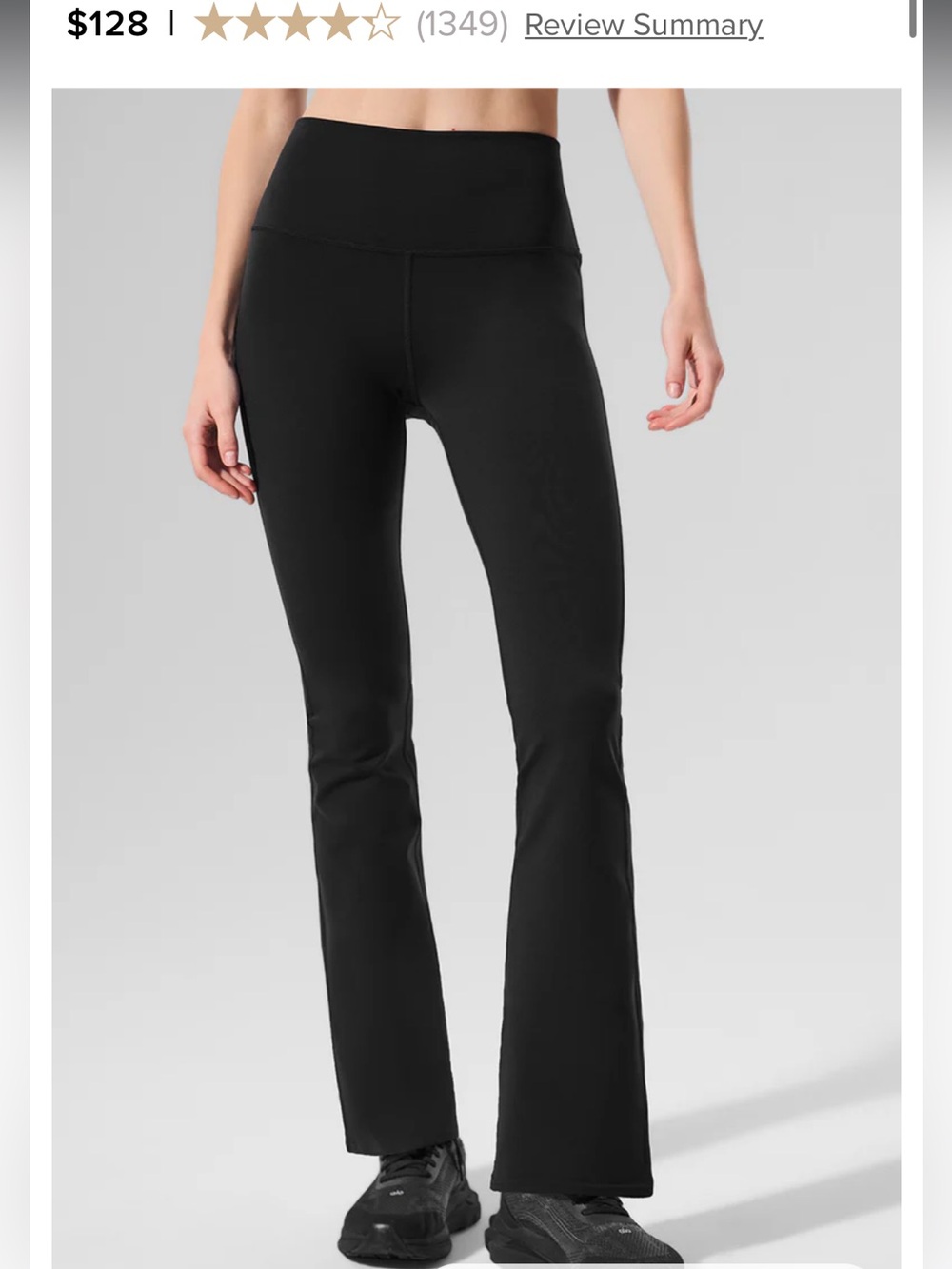ALO Yoga airbrush bootcut leggings